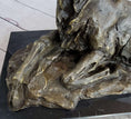 Load image into Gallery viewer, Handmade Stag Elk Deer Buck Hunter Bronze Marble Statue Sportsman Wildlife Art
