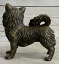 Load image into Gallery viewer, Pomeranian Breed Puppy Dog Bronze Figurine Figure Sculpture Statue Signed Art
