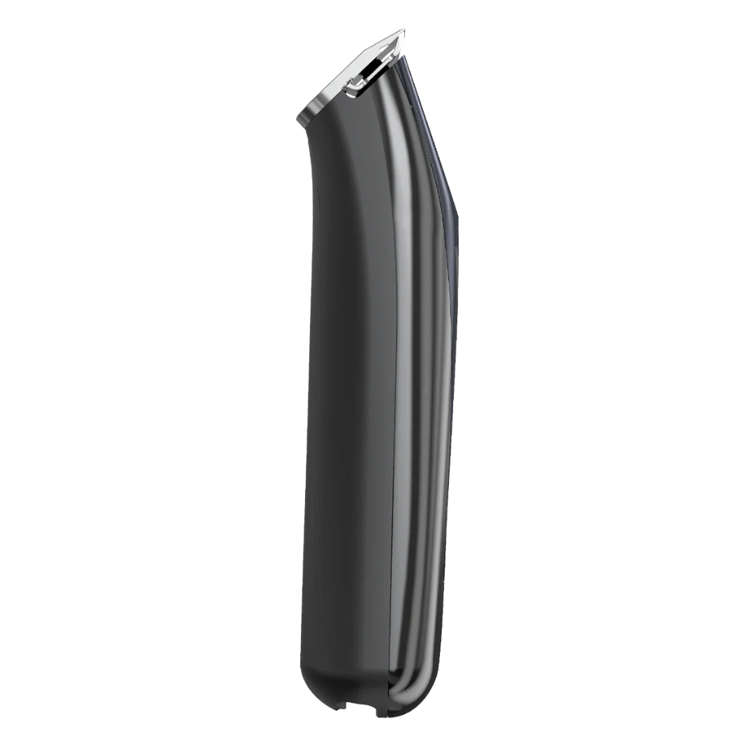 Wahl Fidela Cordless Trimmer in sleek black design, showcasing its ergonomic shape and stainless steel blade.