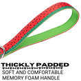 Load image into Gallery viewer, EcoBark Watermelon Dog Leash- Padded Comfort Grip Leash - 4ft, 5ft, and 6ft Leash for Small and Medium Dogs
