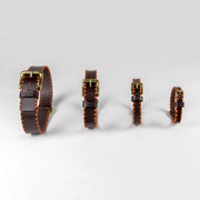 Orange Cross Dog Collar