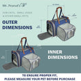 Load image into Gallery viewer, Mr. Peanut's Gold Series Mini Size Airline Compliant Expandable Pet Carrier - Southlake Paws
