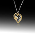 Load image into Gallery viewer, Honey Heart Pendant
