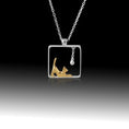 Load image into Gallery viewer, Queen of Purrs- Sterling Silver Pendant
