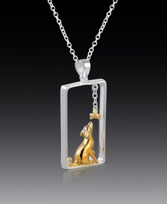 Ruff Love Pendant- Sterling Silver Pendant