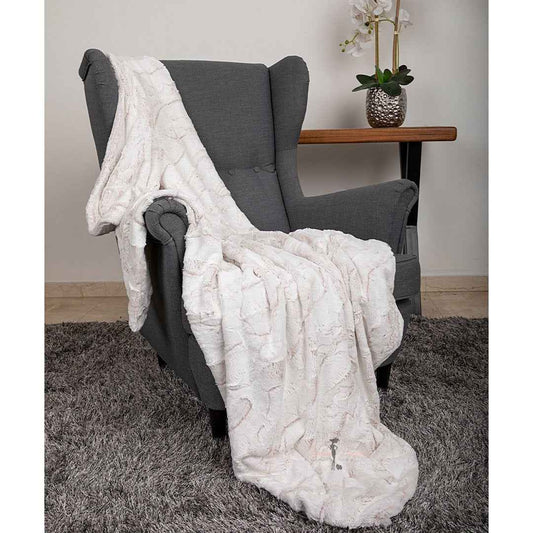 Hello Doggie Whisper Throw Handmade Blanket
