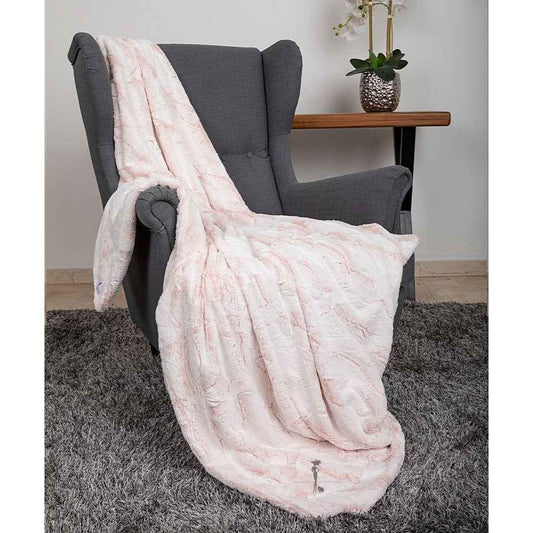 Hello Doggie Whisper Throw Handmade Blanket