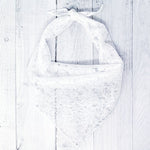 White Sheer Lace Dog Bandana