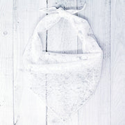 White Sheer Lace Dog Bandana