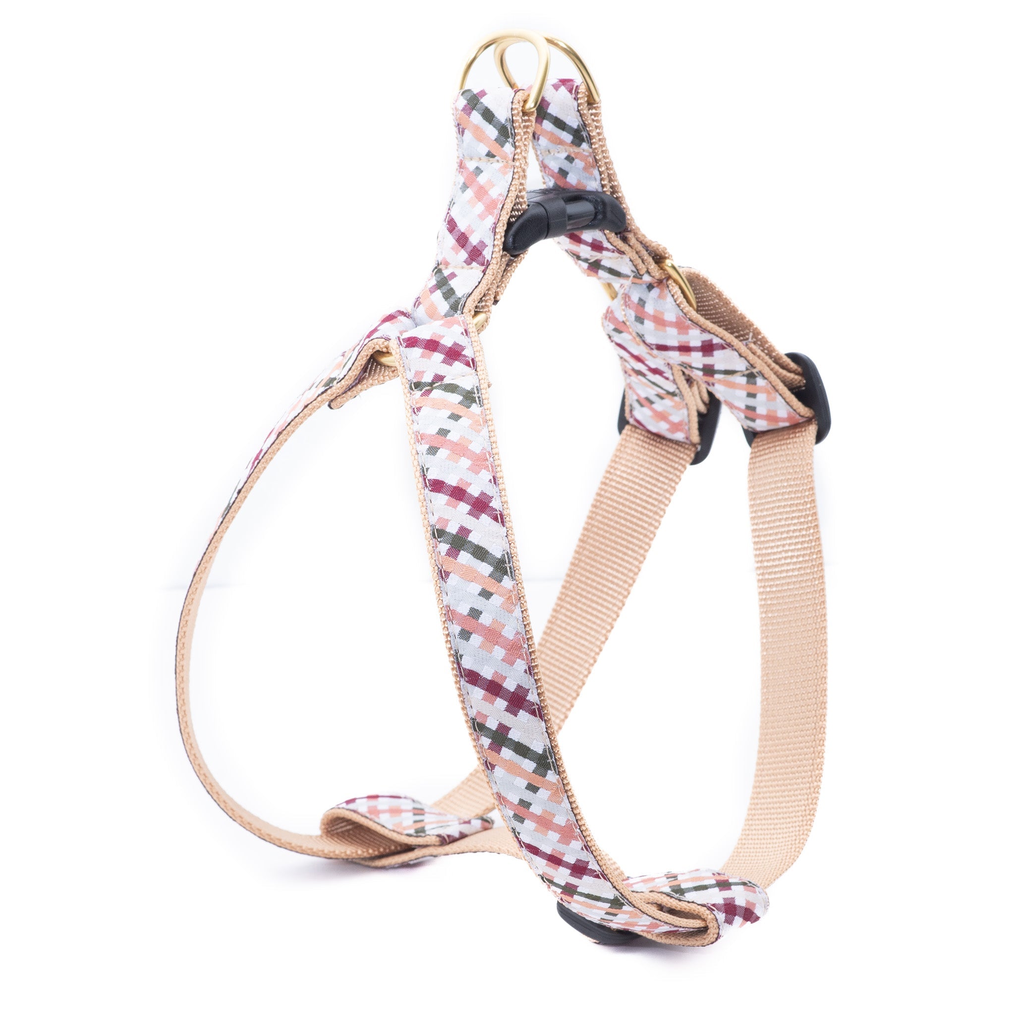 Wickford Gingham Dog Harness | Southlake Paws