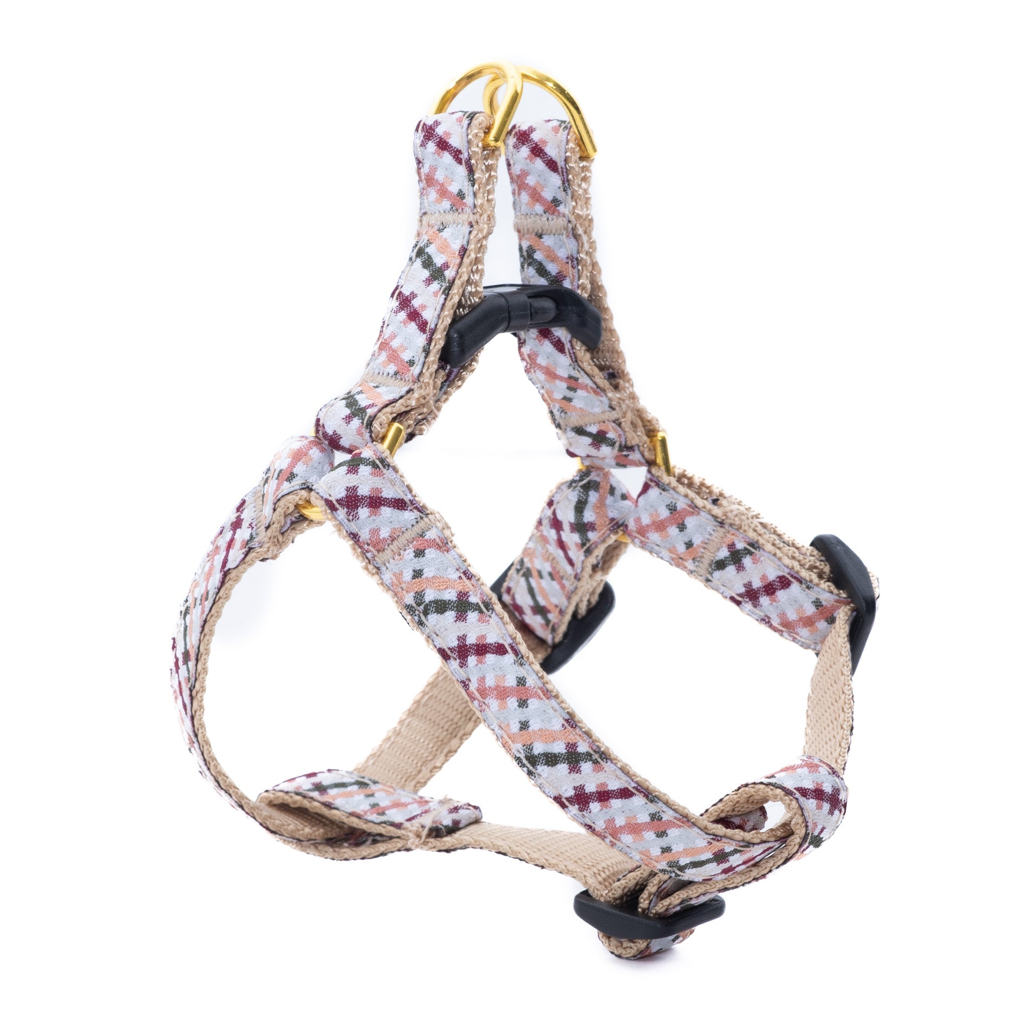 Wickford Gingham Small Breed Dog Harness | Southlake Paws