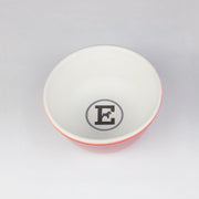 Wine Red And Pappa Dog Food Bowl