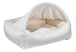 Cloud-Faux Fur Canopy Bed