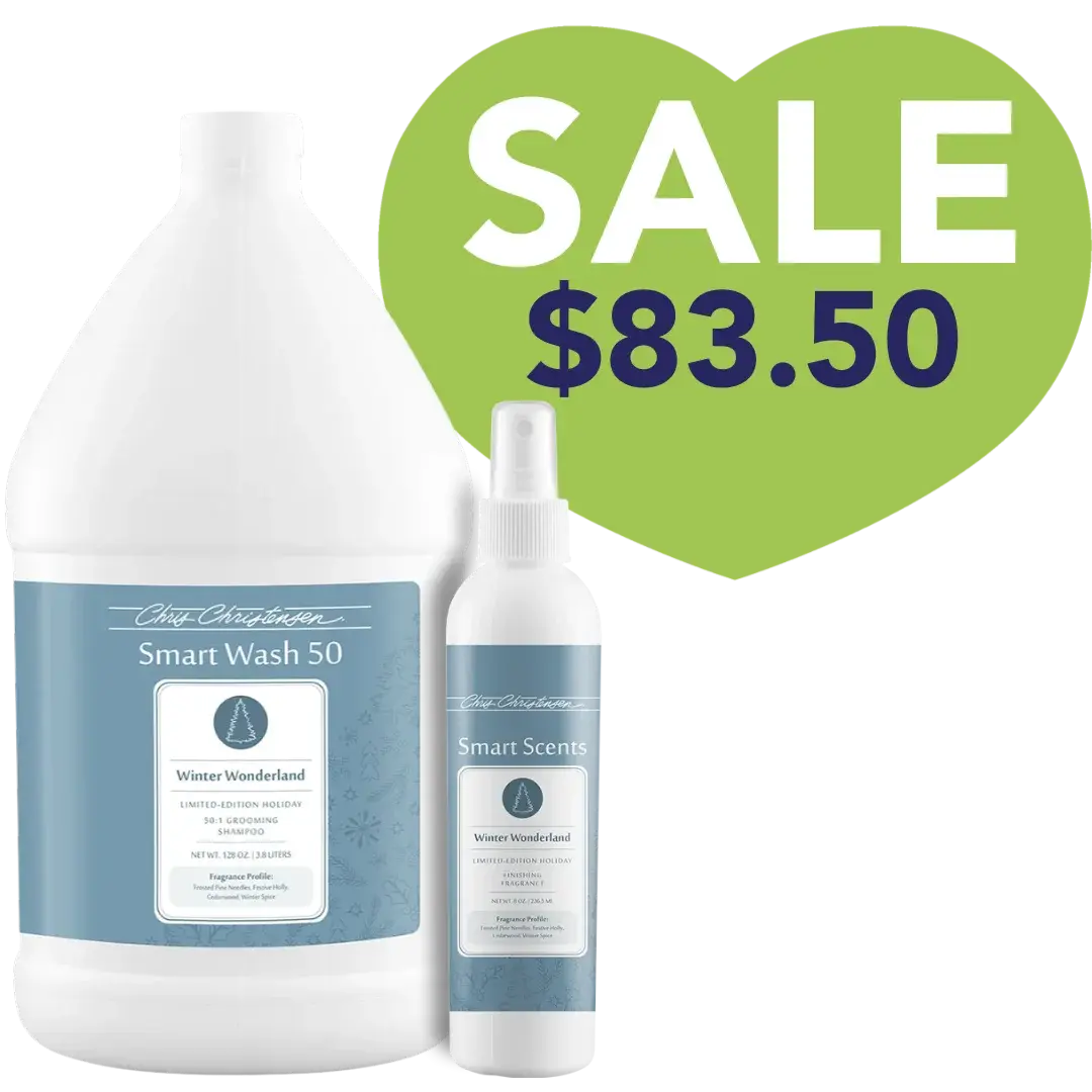 Pet Winter Wonderland Shampoo Gallon and 8oz Cologne by Chris Christensen