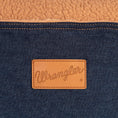 Load image into Gallery viewer, Wrangler® Denim Envelope Snuggle Bed Dark Blue
