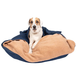 Wrangler® Denim Envelope Snuggle Bed Dark Blue