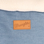 Wrangler® Denim Envelope Snuggle Bed Light Blue