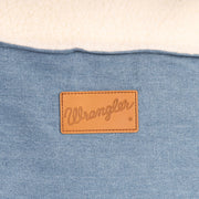 Wrangler® Denim Envelope Snuggle Bed Light Blue