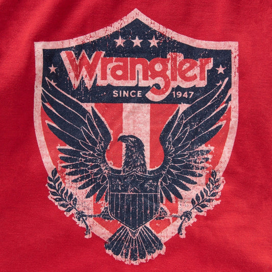 Wrangler® Logo Graphic Tee Red - Eagle