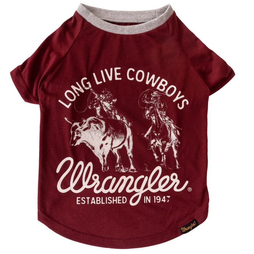 Wrangler® Long Live Cowboys Tee – Celebrate Western Heritage in Comfort