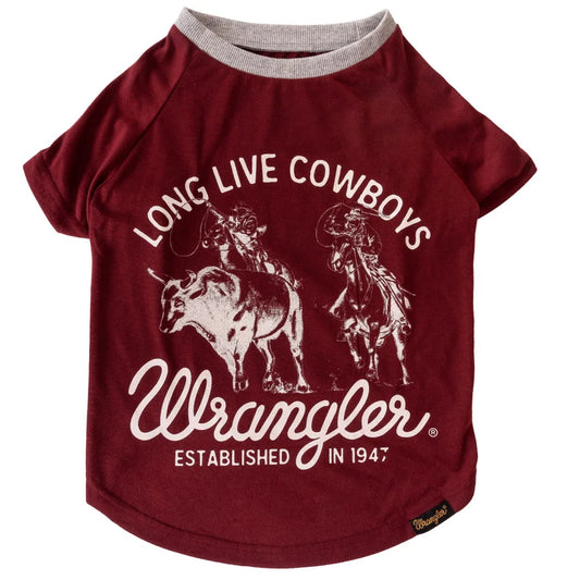 Wrangler® Long Live Cowboys Tee – Celebrate Western Heritage in Comfort