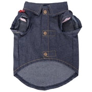 Wrangler® Pattern Yoke Denim Shirt – Dark Blue