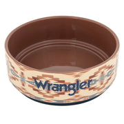 Wrangler® Stoneware Bowl Tan Multi