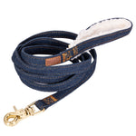 Wrangler® Denim and Sherpa Dog Lead – Dark Wash
