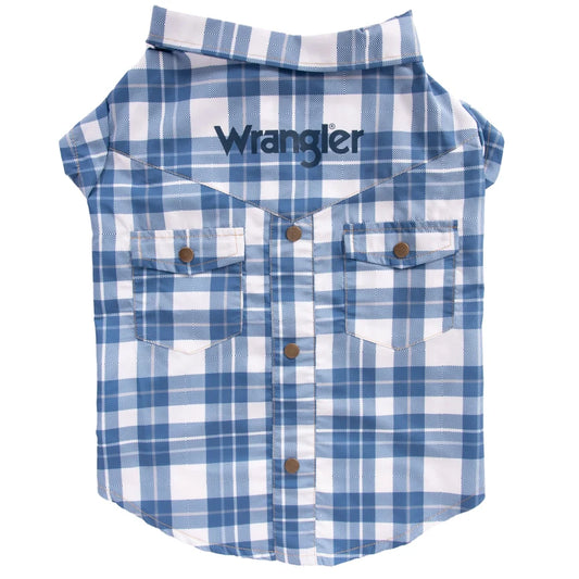 Wrangler® Plaid Snap Pocket Shirt – Blue Multi