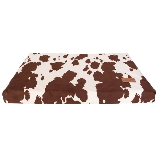 Wrangler® Reversible Cow Print Crate Mat – Dual‑Sided Comfort & Western Flair