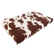 Wrangler® Reversible Cow Print Crate Mat – Dual‑Sided Comfort & Western Flair