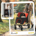 Load image into Gallery viewer, One-Click Foldable Stroller for Large Medium Small Dogs, Pet, Cats with Storage
