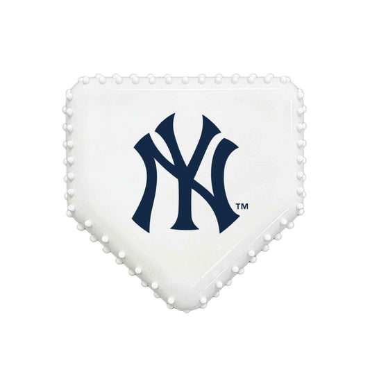 New York Yankees Hard Nylon Homeplate Chew Toy