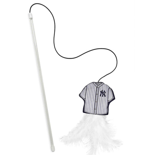New York Yankees Team Jersey Wand With Catnip