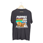 Puppies & Yoga | Puppies Soft Uni-Sex Crewneck Tee