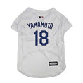 Load image into Gallery viewer, MLB Los Angeles Dodgers Yoshinobu Yamamoto Mesh Dog Jersey
