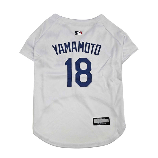 MLB Los Angeles Dodgers Yoshinobu Yamamoto Mesh Dog Jersey