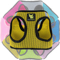 Load image into Gallery viewer, EcoBark Step In Dog Harness - XXXS to Small Breeds- Reflective Soft Mesh Harness for Teacup, Small Dogs and Puppies / Yellow Sport
