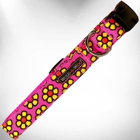 Flower Dog Collars, Leads, and Bows - 6 Styles