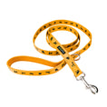Load image into Gallery viewer, EcoBark Yellow Dog Leash- Padded Comfort Grip Padded Leash Dog Pattern - 4ft, 5ft, and 6ft Leash for Small and Medium Dogs
