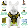 Load image into Gallery viewer, EcoBark Step In Dog Harness - XXXS to Small Breeds- Reflective Soft Mesh Harness for Teacup, Small Dogs and Puppies / Yellow Sport
