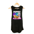 Load image into Gallery viewer, Puppies & Yoga OG Sleeveless Tank Top | Gift for Dog Moms
