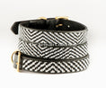 Load image into Gallery viewer, TKC Zebra Beaded Dog Collar

