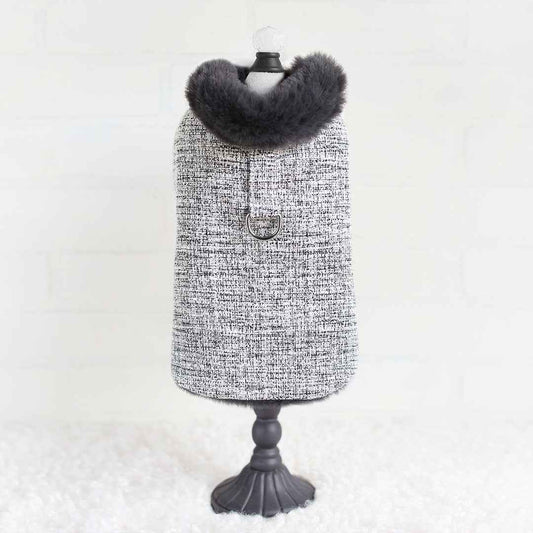 Hello Doggie Zha Zha Dog Coat Faux Fur Handmade Coats