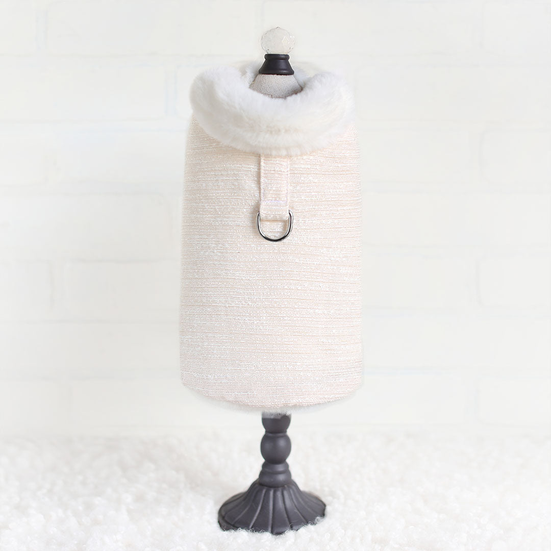 Zha Zha Dog Coat Faux Fur Handmade Coats - Designer Dog Harness from Southlake Paws