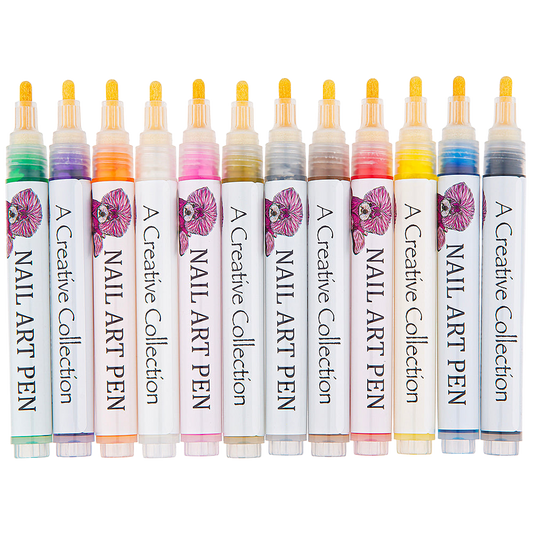 Nail Art Pen (Pack of 12) by A Creative Collection