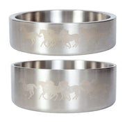 Wrangler® Double‑Walled Stainless Steel Bowl – Silver