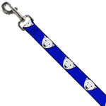 Dog Leash - Polar Bear w/Mustache Royal