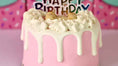 Load image into Gallery viewer, Dog Cakes | Dog Birthday Cakes | 4 Inch Drip Cake
