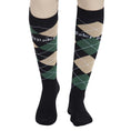 Load image into Gallery viewer, TuffRider Argyle Knee Hi Socks
